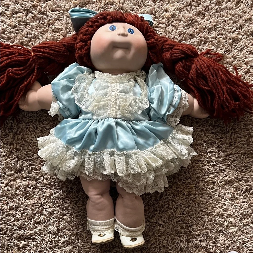 Cabbage Patch Kids Doll with Blue Dress - Picture 2 of 5